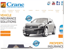 Tablet Screenshot of craneinsuranceagency.net